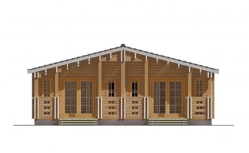 Гостевые дома из мини-бруса ДГ-11