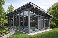 Современная беседка для бассейна Облако