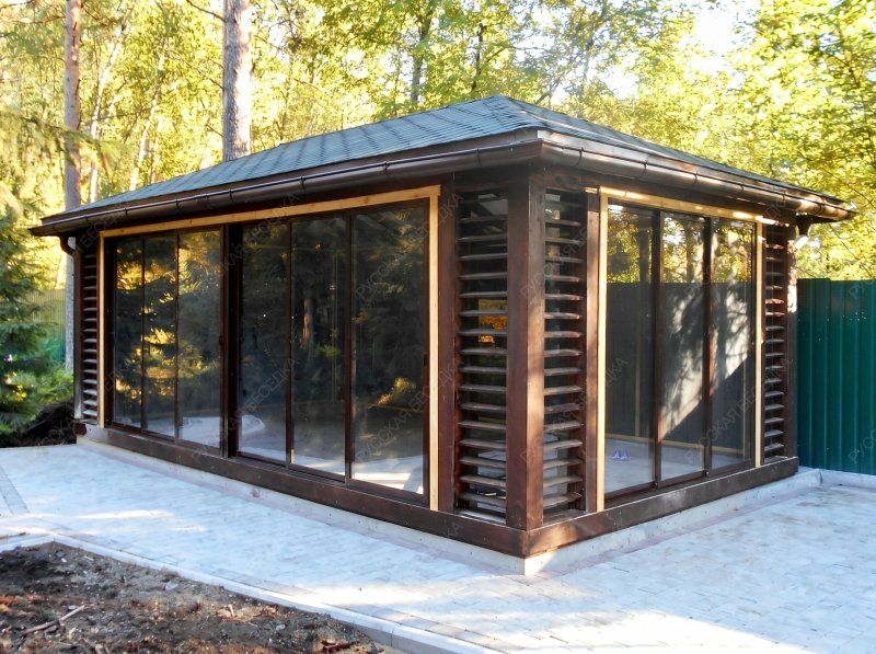 Застекленная беседка БАЛТИКА