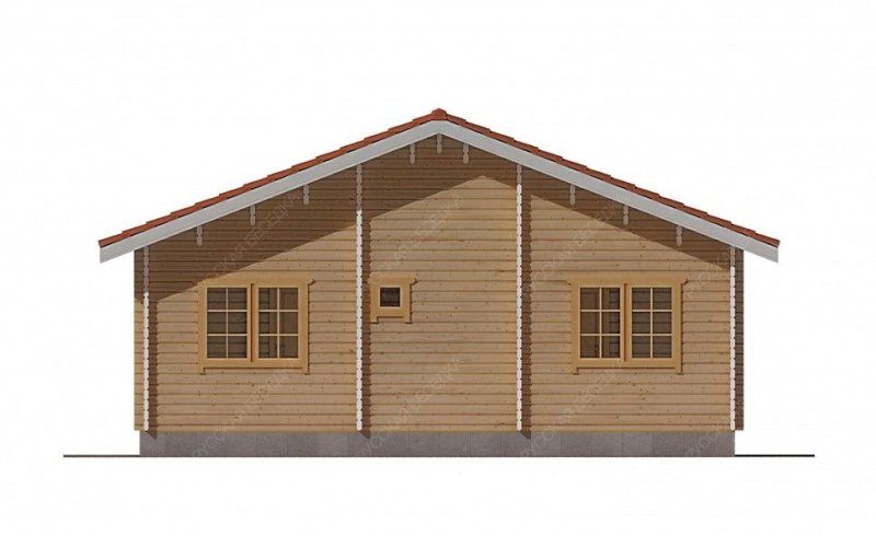 Гостевые дома из мини-бруса ДГ-09