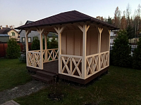 Прямоугольная беседка МИНИ ЕВРОПА