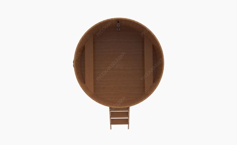 Купель круглая D=1,80 из дуба, высота 1400