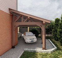 Навес для машин ВУДЛЕНД