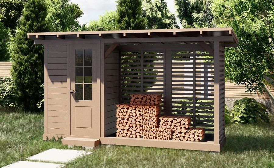 Дровник Двуглинково