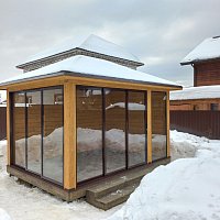 Застекленная беседка АННЭТ