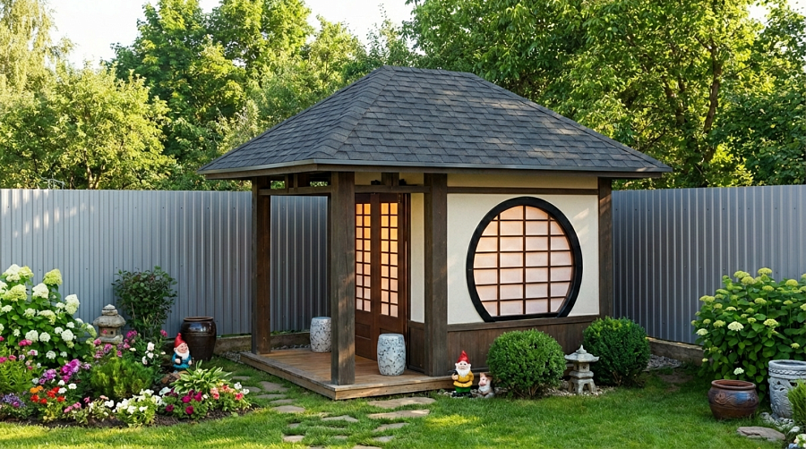 Японская беседка Шанхай