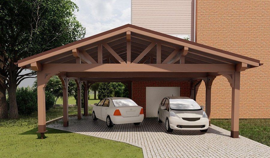 Навес для машин ВУДЛЕНД