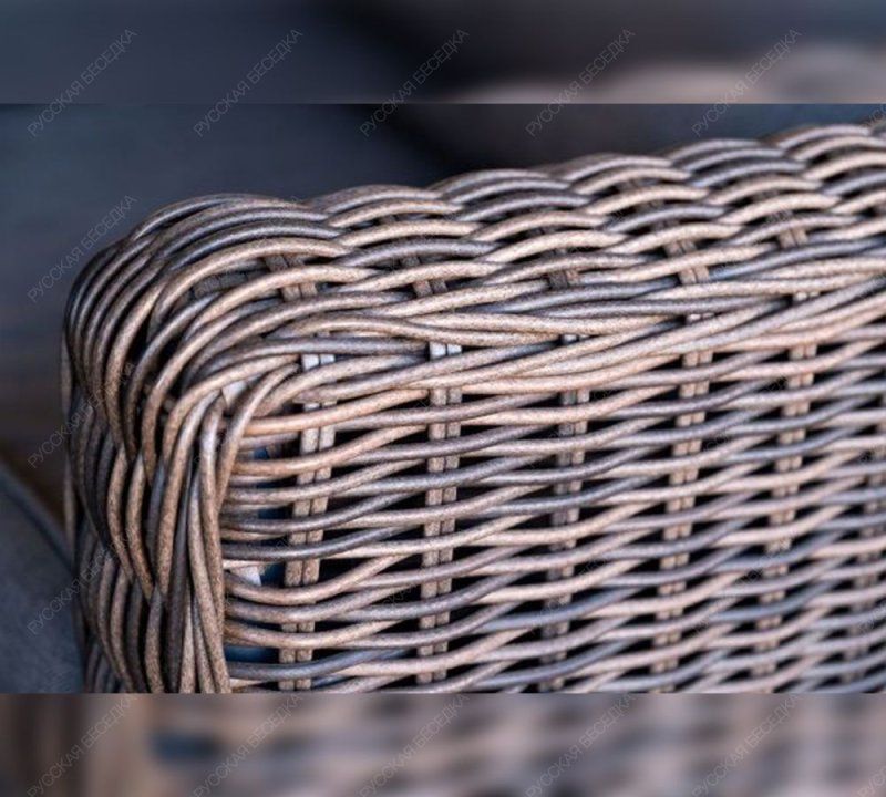 Зона 11 Кон Панна лаунж-зона из искусственного ротанга, цвет коричневый