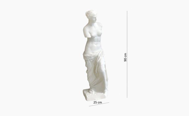 Скульптура Венера Милосская в белом цвете