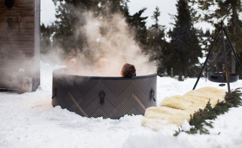 Надувной джакузи СПА бассейн MSpa Mono 192х65см жёсткий борт