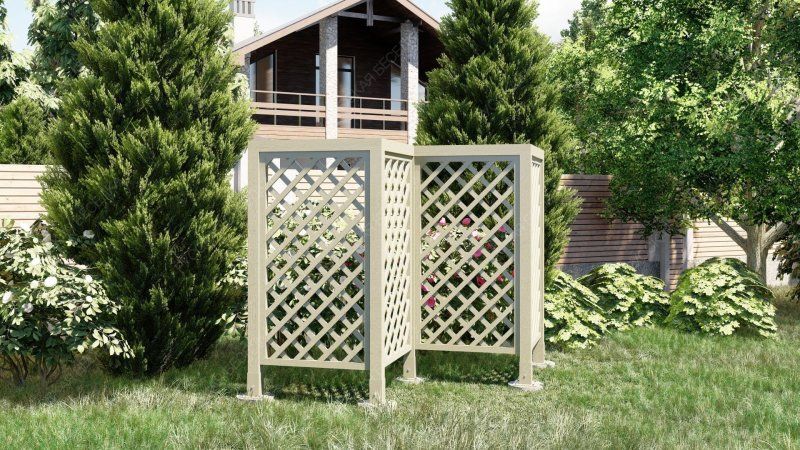 Деревянная шпалера Желябино