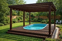 Пергола для бассейна Окмо