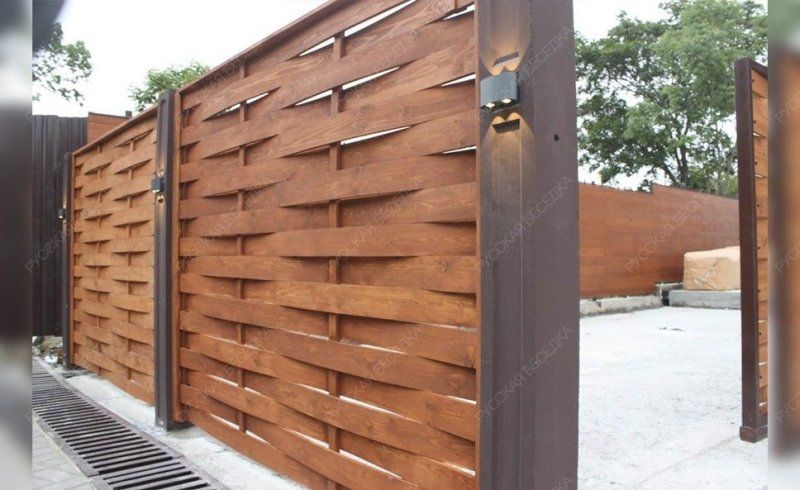 Забор №38 - плетенка